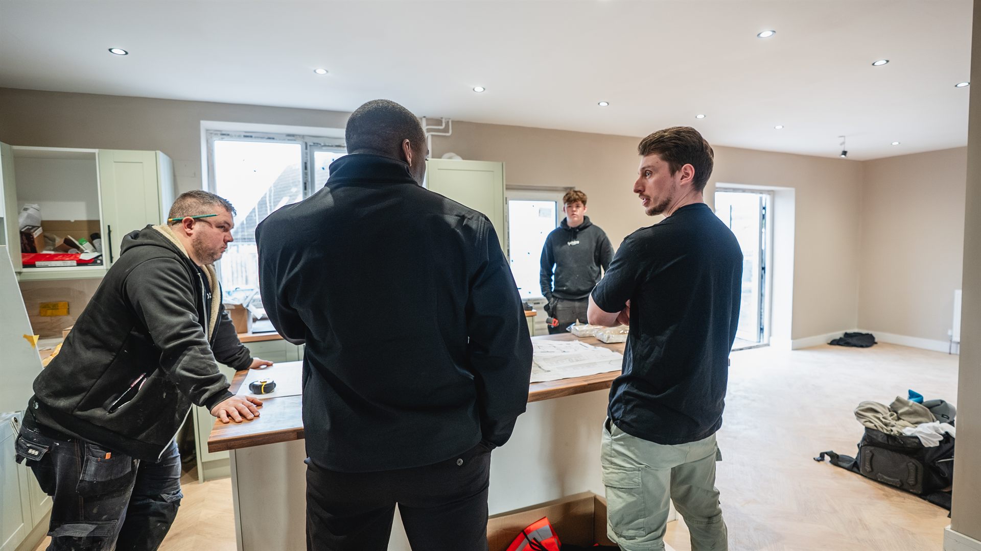 Northbound team on site scoping a refurbishment project